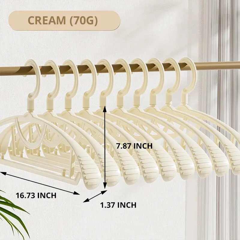 5/10pcs Adult Wide Shoulder Thickened Non-slip Clothes Hanger Household Clothes Rack Drying Rack Plastic Hanger clothes hangers drying rack clothes drying rack plastic hanger