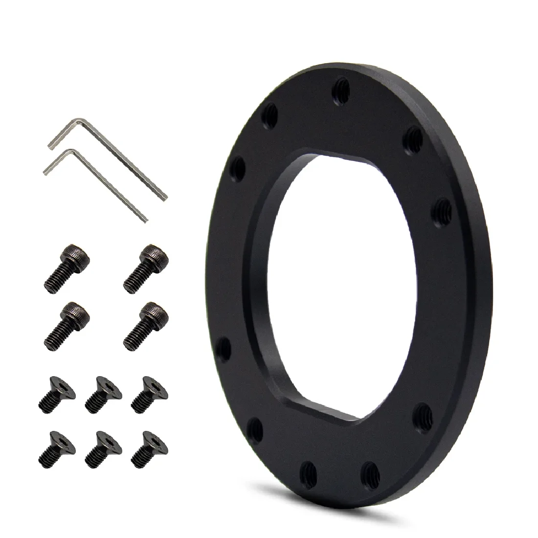 Plaque D’adaptation Volant Pour Fanatec QR2 – Alliage Alu, Espacement 70 Mm – Simulateur De Course