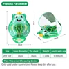 Swimbobo Kids Inflatable Floating Swimming Floats Cute Green Child Swim Pool For Babies Water Toy Ring PVC Baby Float For Summer 6