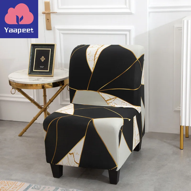 Armless Sofa Cover 1 Seater Colorful Stretch Full Cover Single Sofa Cover Samll Sofa Slipcover 6