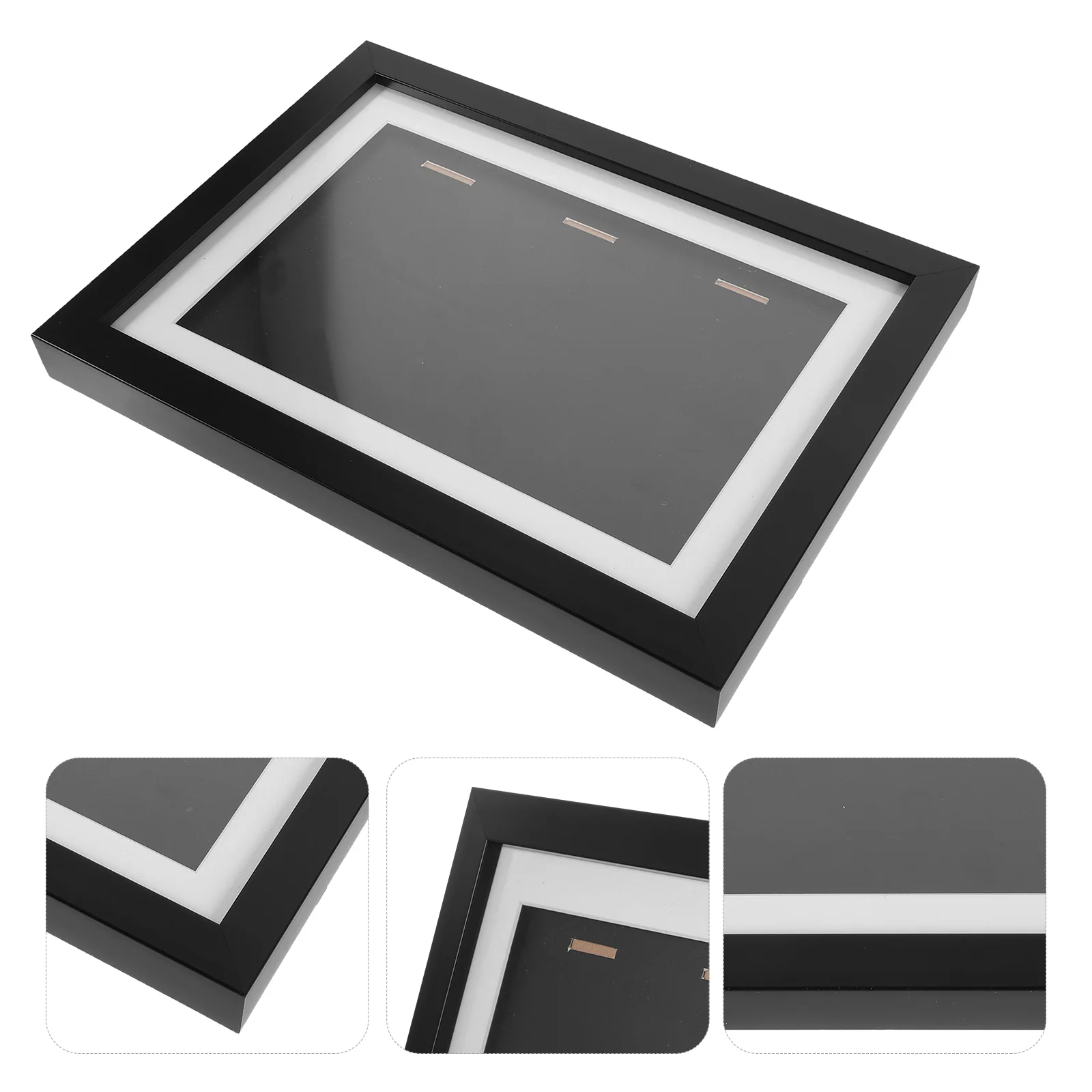 

Marathon Badge Display Box Medal Holder Photo Frames Rectangle Case Medals Paper Showing Photograph