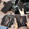 New Wallets Men's Coin purses Business Casual Long Clutches Leather Money clip male Card holder bag High capacity 2