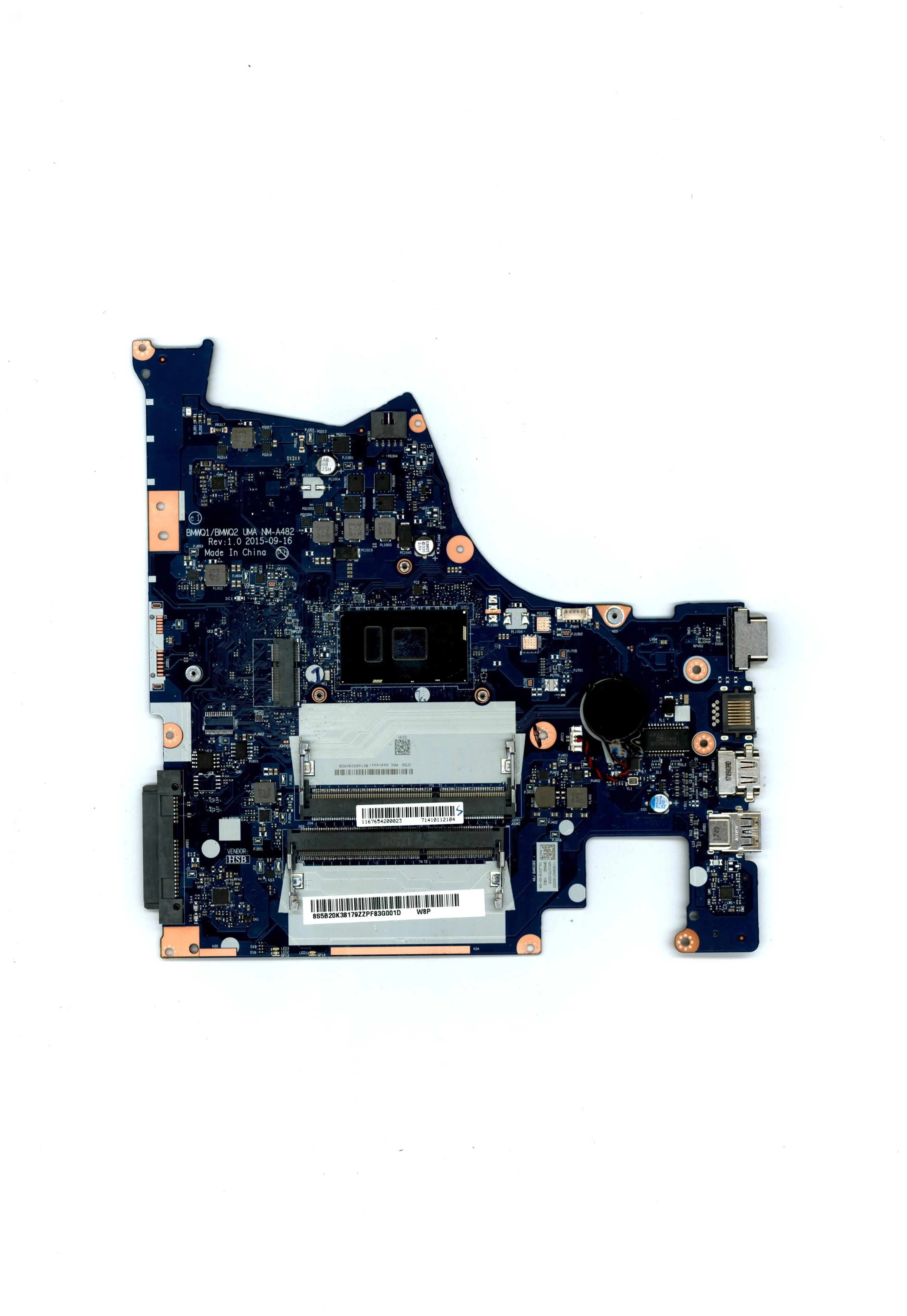 

SN NM-A482 FRU PN 5B20K38181 CPU I7-6500U L30015ISKV 2G RTC Model Multiple optional compatible ideapad 300-15ISK motherboard
