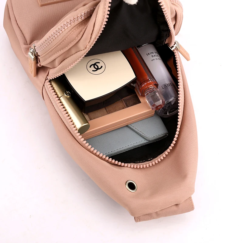 Damen vielseitige Brusttasche neue trend ige Nylon tuch Single Shoulder Diagonal Cross Bag modische Reise Brusttasche – Detail 9