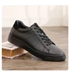 Fashion Leather Men Casual Shoes Comfort Breathable Slip-on Leather Shoes Non-slip Wear-resistant Light Walking Sports Shoes 6