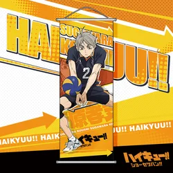 Haikyuu!! Anime Wall Scroll Poster - Volleyball Art Print with Hinata, Kageyama & Kenma (Koushi Sugawara)