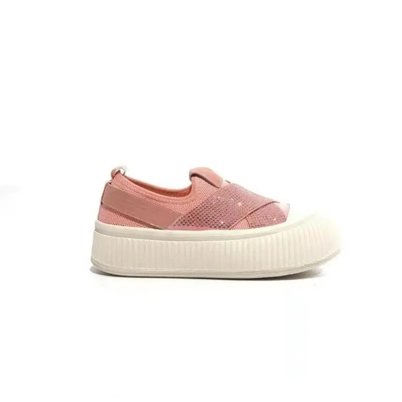 

Women's Mesh Breathable Casual Shoes Spring/summer New Big Head Platform Shoes Thick Sole Fisherman's Shoes Slip-On Lazy Shoes