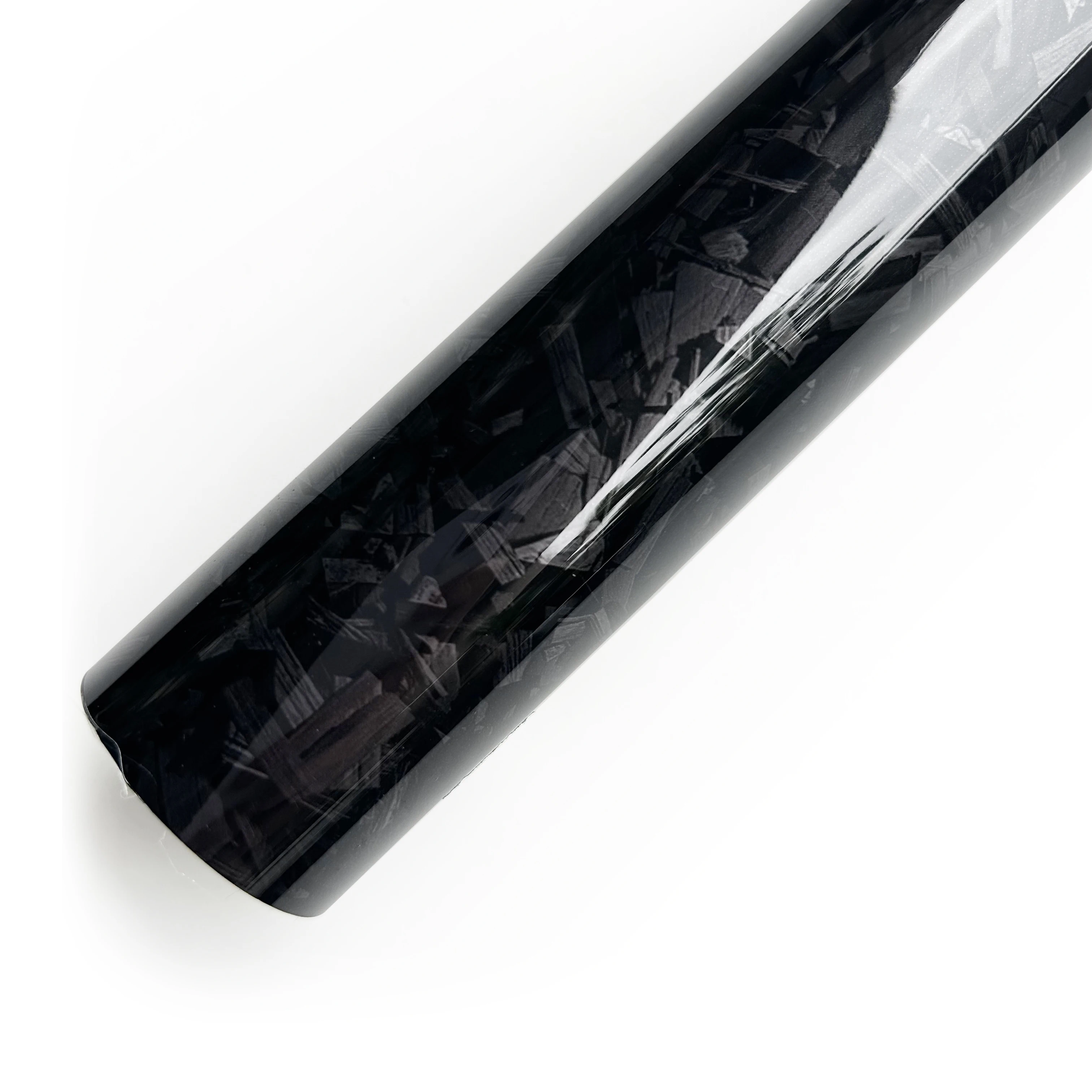 Forged Carbon Fiber Vinyl Wrap - Cosmic Checkered Design for Vehicle & Motorcycle Decoration