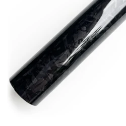 Forged Carbon Fiber Vinyl Wrap - Cosmic Checkered Design for Vehicle & Motorcycle Decoration (Carbon Black - V)