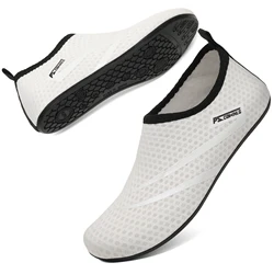 Unisex Aqua-Proof Non-Slip Beach & Swim Shoes - 46   47(29cm) (003WHITE)