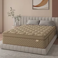 12"14" Gel Memory Foam Hybrid Pocket Spring Mattress Twin Full Queen King Bed Mattress In A Box, Medium Firm Motion Isolation 4