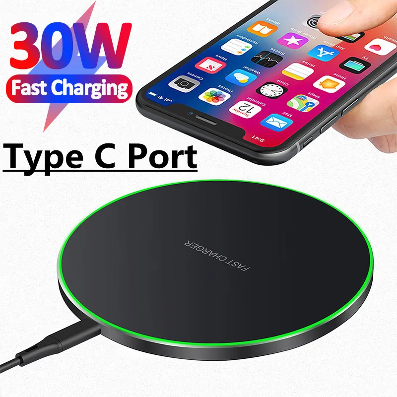 NEW 30W Magnetic Wireless Charger Pad For Macsafe iPhone 13 12 Pro Max Mini Qi Chargers Induction Fast Wireless Charging Station iphone 12 lifeproof case