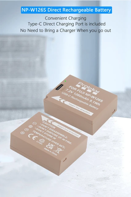 Caricabatterie Intelligente NP-W126 Per Fujifilm - 18W USB-C, Display Digitale, Ricarica Rapida - Foto 7