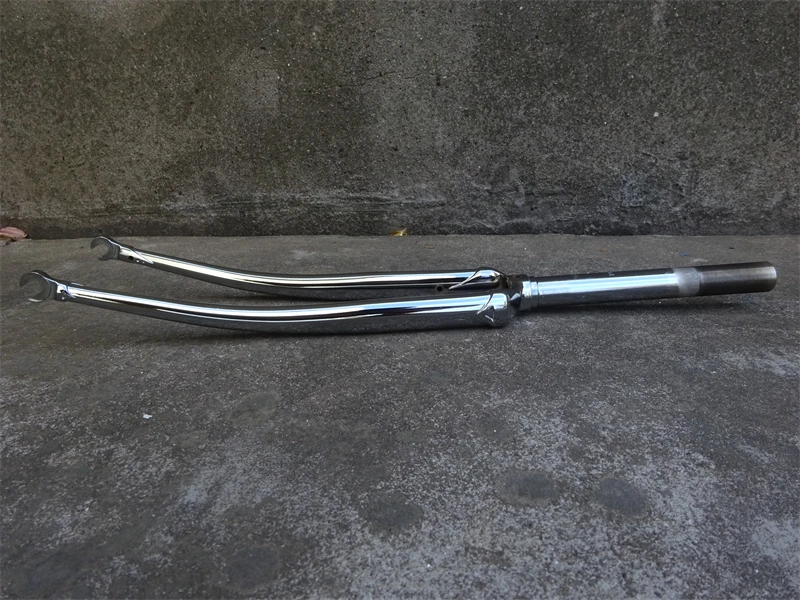 ロードバイク クロモリメッキ フロントフォーク デローザ DEROSA クロモリフォーク メッキ フロントフォーク