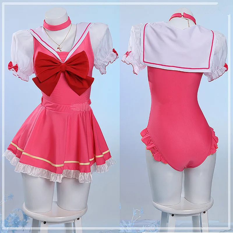 kinomoto-traje-de-bano-de-una-pieza-sakura-para-mujer-traje-de-bano-sexy-con-captor-de-cartas-de-juego-conjunto-de-bikini-de-anime-tallas-s-xl