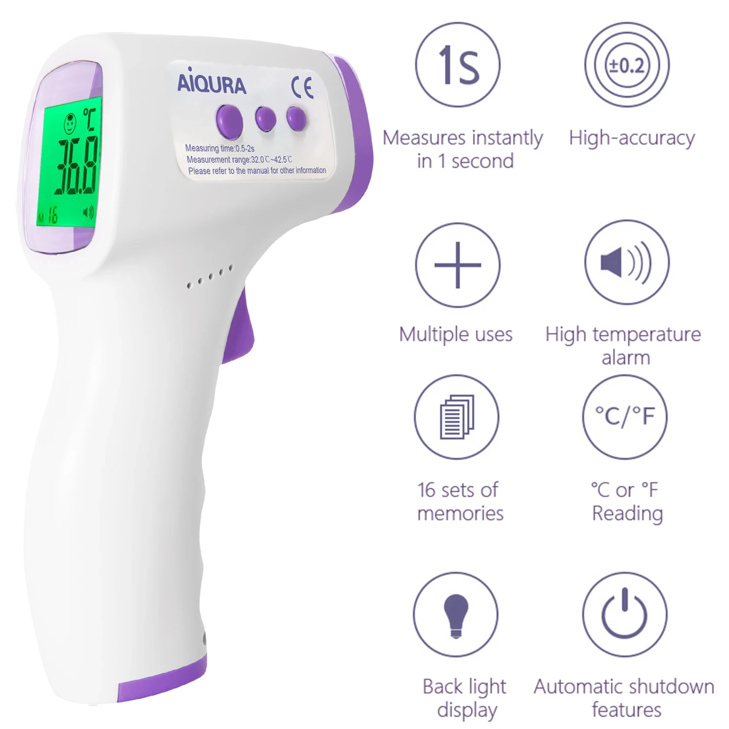 Medical Digital Thermometer Non Contact Infrared Body Temperature Device Fever Measure Tool for Baby Adults Fever Monitor digital thermometer