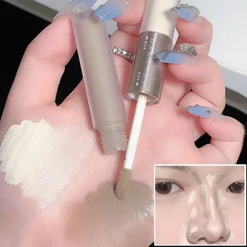 브라운 브론저 컨투어링 스틱, 방수 액체 질감 하이라이터, 그림자 컨투어링 펜슬, 얼굴 브라이트닝 화장품, 2 in 1