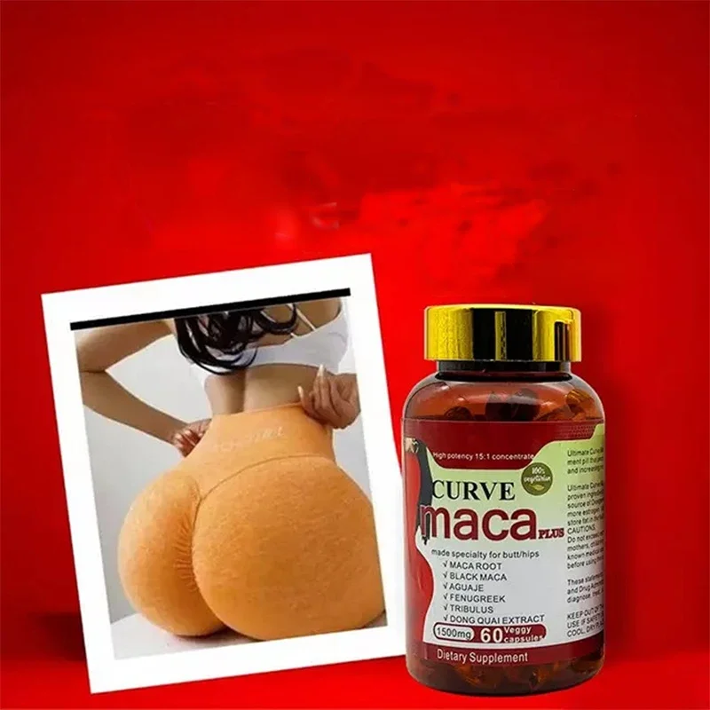 Cápsulas de levantamiento de cadera de Maca Ultimate, 2 botellas para reafirmar el cuidado de las mujeres y mantener un suplemento corporal perfecto