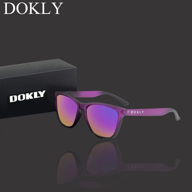 oversized sunglasses Dokly Real Polaroized Sunglasses Men and women polarized sunglasses Square Sun Glasses eyewear Oculos De Sol round sunglasses