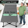 Oversized XXL Camping Cot, Folding Cot for Adults, 79" L x 32" W x 19" H Sleeping Cot with Mattress, Carry Bag, Camp Cot Bed 3
