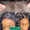 Straight 24 Inch Lace Frontal Human Hair Pre Plucked Transparent Swiss 13x4 Brazilian Lace Frontal 2x6 Lace Closure For Women 2