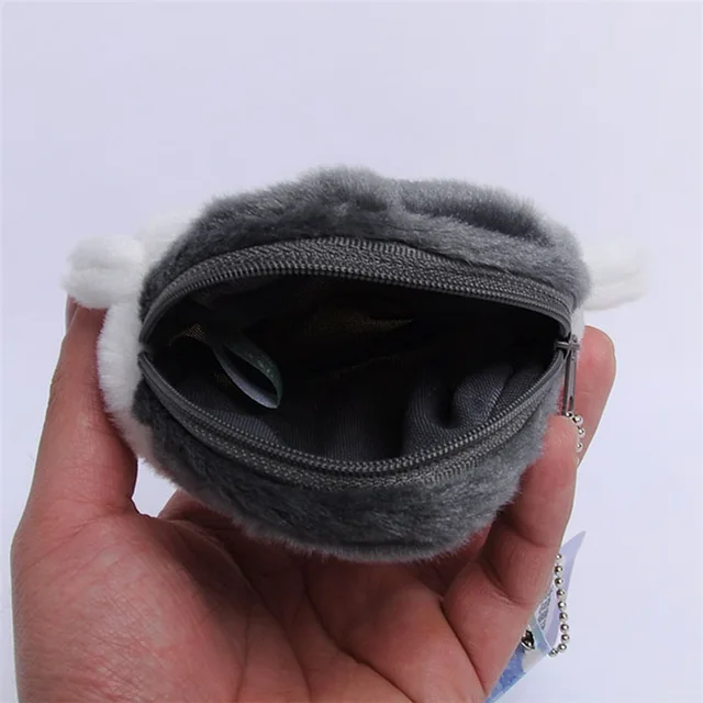 11CM Cute Penguin NEKOO Plush Purse Penguin Coin Card Wallet Pendant High Quality Plush Bag Ornaments Decor Girls Kids Gift Toy 6