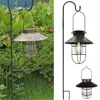Solar Retro Camping Lantern Waterproof Vintage Night Lighting Portable Outdoor Hanging Tent LED Chandelier Light for Garden 1