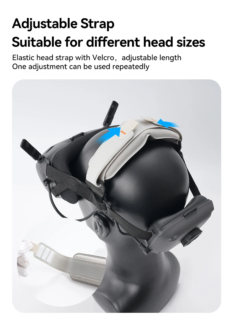 RCSTQ for Neo Goggles N3 Auxiliary headband for Avata 2 N3 Eyeglasses Pressure