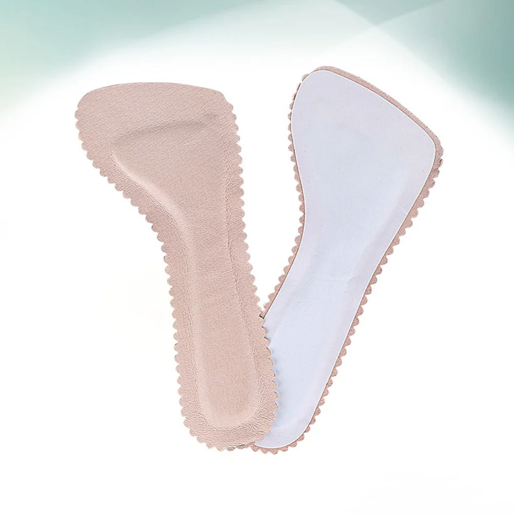 

High Heel Insoles Leather Latex Non Slip Insole Shoe Pad Absorbing Self Adhesive Cushion Heel Insert Pain Relief Plantar