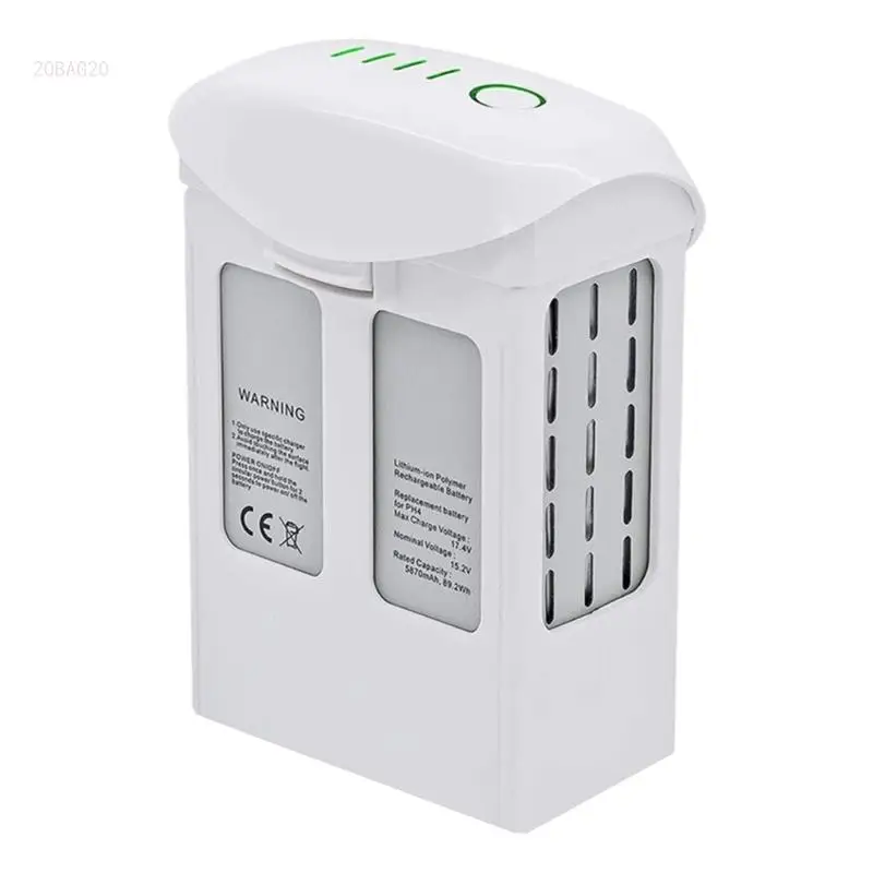 

High Capacity Battery 5870mAh Intelligent Battery Replacement for Phant 4 Enhances Flight Photography
