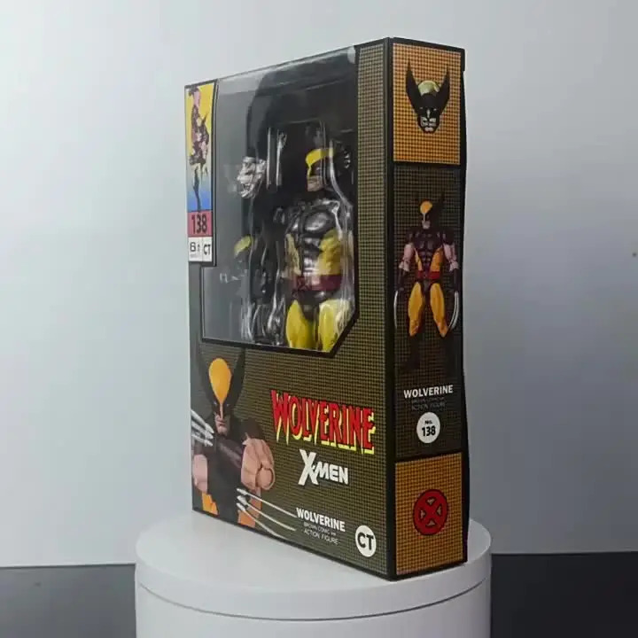 In Stock CT Toys Mafex 96 Wolverine Figure Brown Comic X-Men