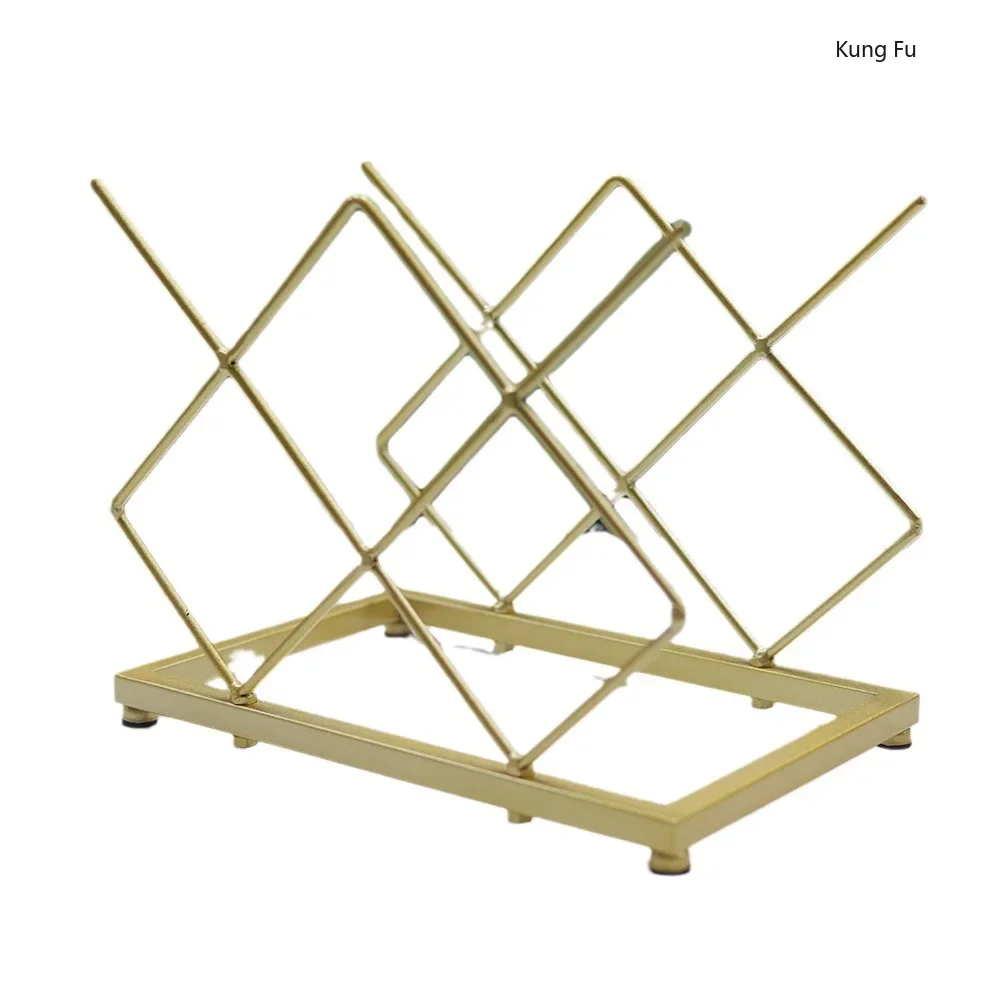 Iron Art Extraction Gold Wine Rack Home Hotel Bar Wine Storage Rack Coffee Shop Milk Tea Shop Art Design Decoration