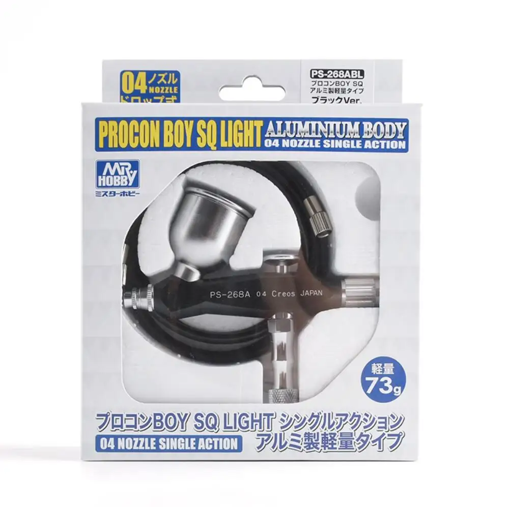 

MRHOBBY PS268 Procon BOY SQ Aluminum Body 04 Nozzle Single Action Lightweight Version Airbrush