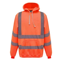 Hi Vis Pullover Hoodie with Pocket