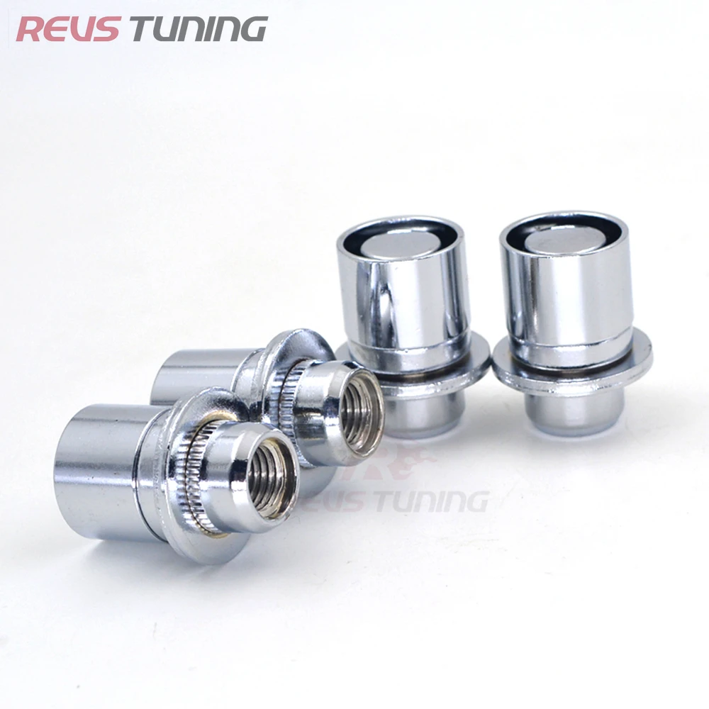 4PCS Chrome M12 1.5 37mm Steel Car Wheel Lock Nuts For Toyota