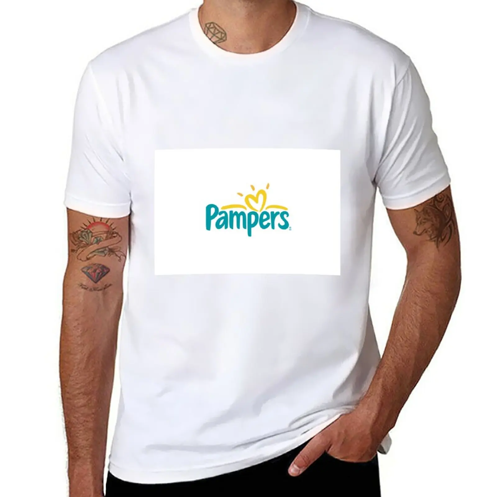 Pampers T-Shirt Summer Top Plus Size Top Graphics Mens T-Shirt Pack