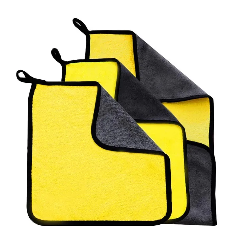 10/5/1개입 플러시 극세사 타월 자동차 세차 용품 초흡수성 자동차 청소 디테일링 천 자동차 관리 건조 타월