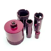 M10 filetage brasé sous vide diamant sec forage noyau forets carreaux de céramique trou scie granit marbre porcelaine brique foret outils 6