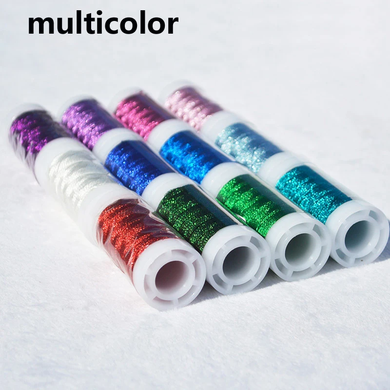 ZPSHYD Ambachtelijke metaaldraad metallic borduurgaren, 5 stuks, 100 meter goud metallic koord, koord voor het maken van armbanden, glitter knutseldraad ZPSHYD Ambachtelijke metaaldraad metallic borduurgaren, 5 stuks, 100 meter goud metallic koord, koord voor het maken van armbanden, glitter knutseldraad