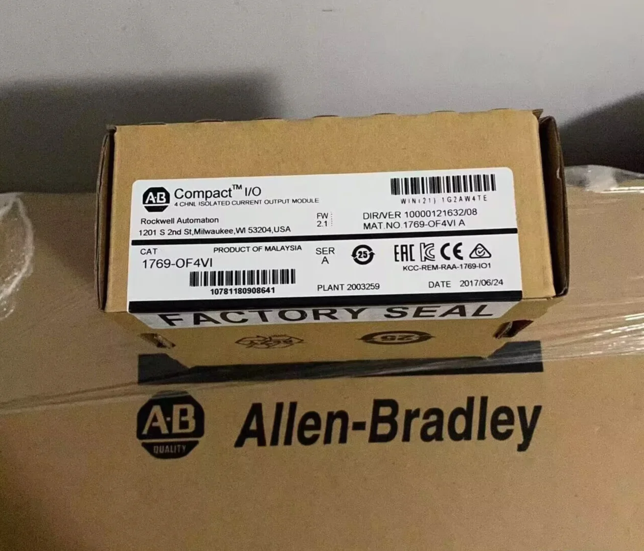 Рисунок 3 - новый AB 1769-OF4VI 1769OF4VI A