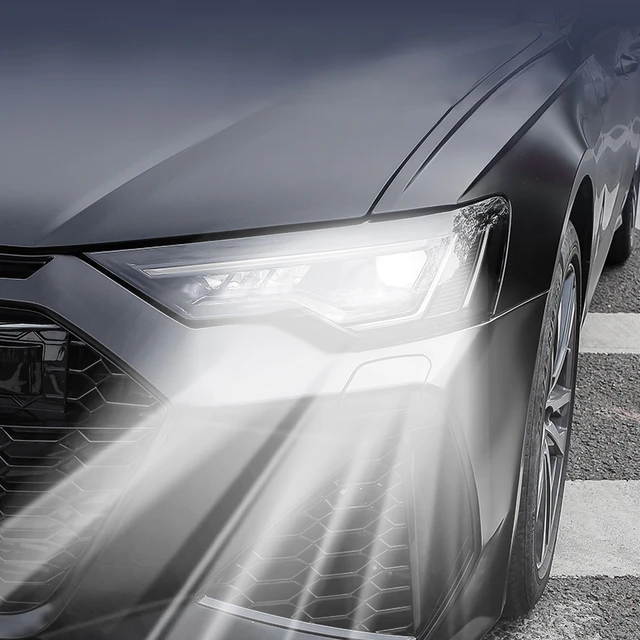 Für Audi A6 C8 S6 2019 2020 Auto Scheinwerfer Tönung Schwarz