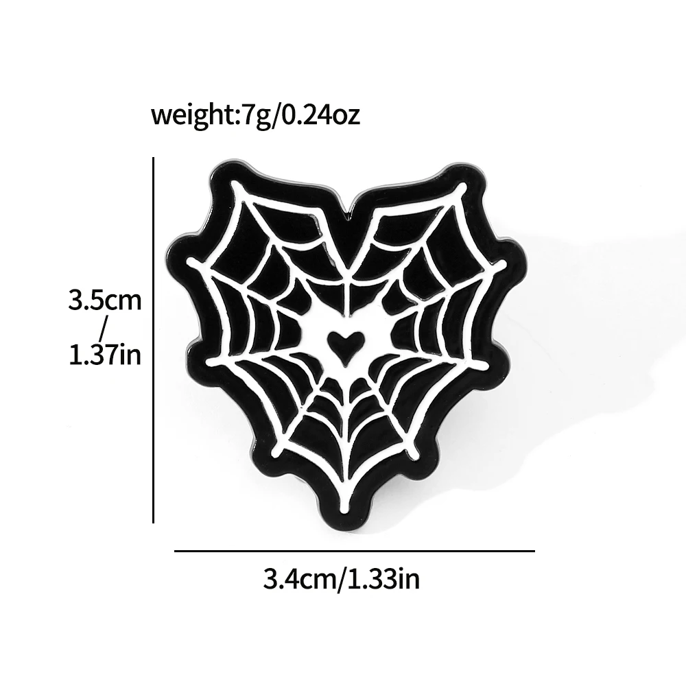 Anime Halloween Fantasy Brooch Enamel Pins 2 Pcs Spider Man Metal Badge Jewelry Backpack Clothing Accessories