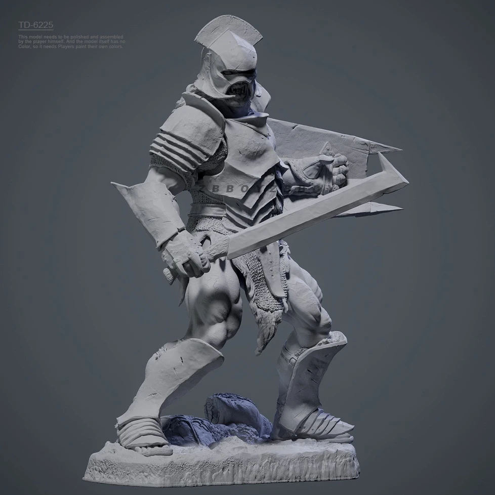 Resin Model Kits - Colorless Self-Assembled Figurines (3D Printing)