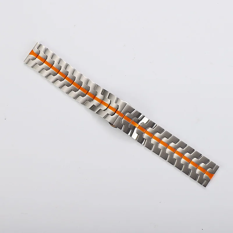 Elegant Stainless Steel Smartwatch Band, 20mm/22mm Adjustable Metal Bracelet