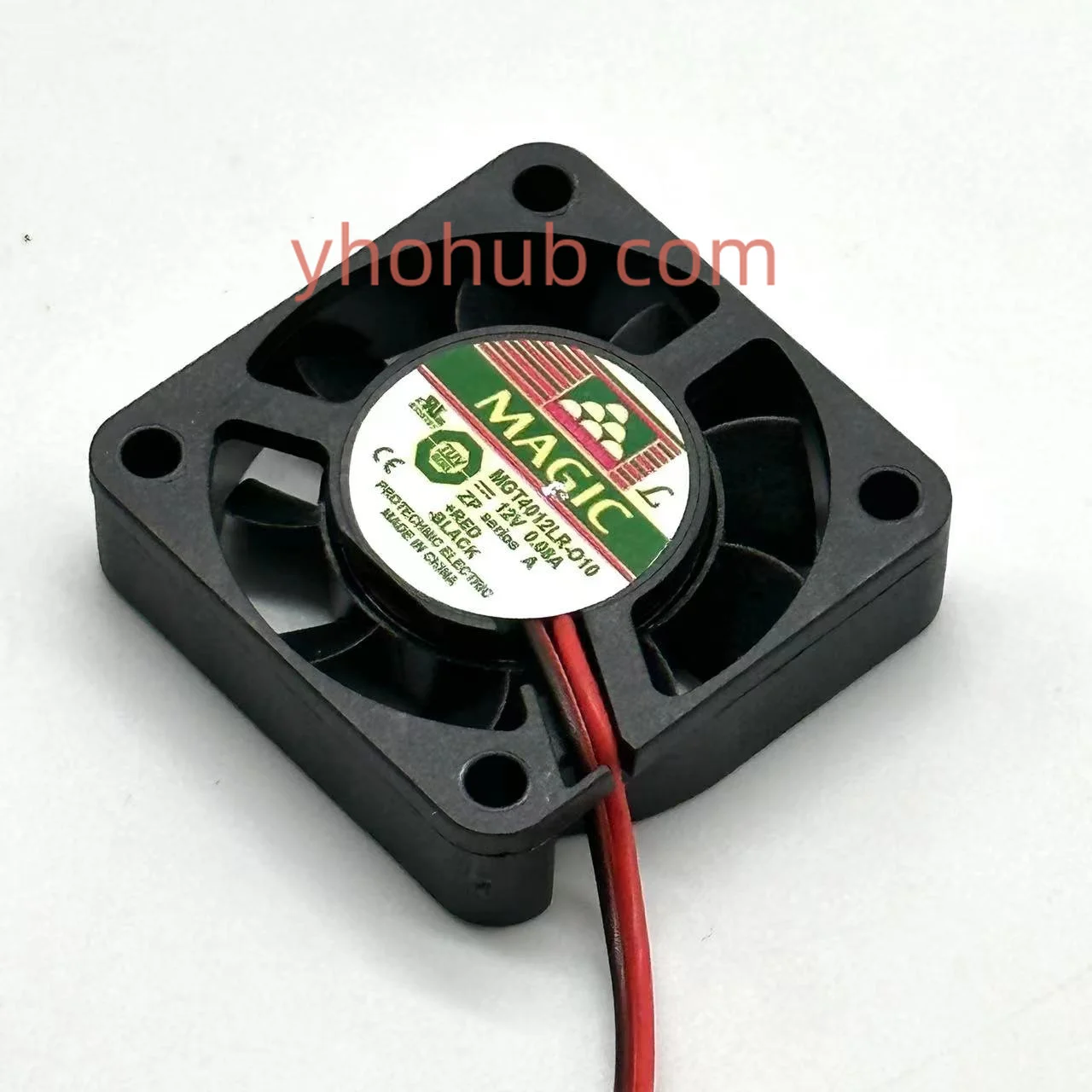 

Magic MGT4012LR-O10 DC 12V 0.08A 40x40x10mm 2-Wire Server Cooling Fan