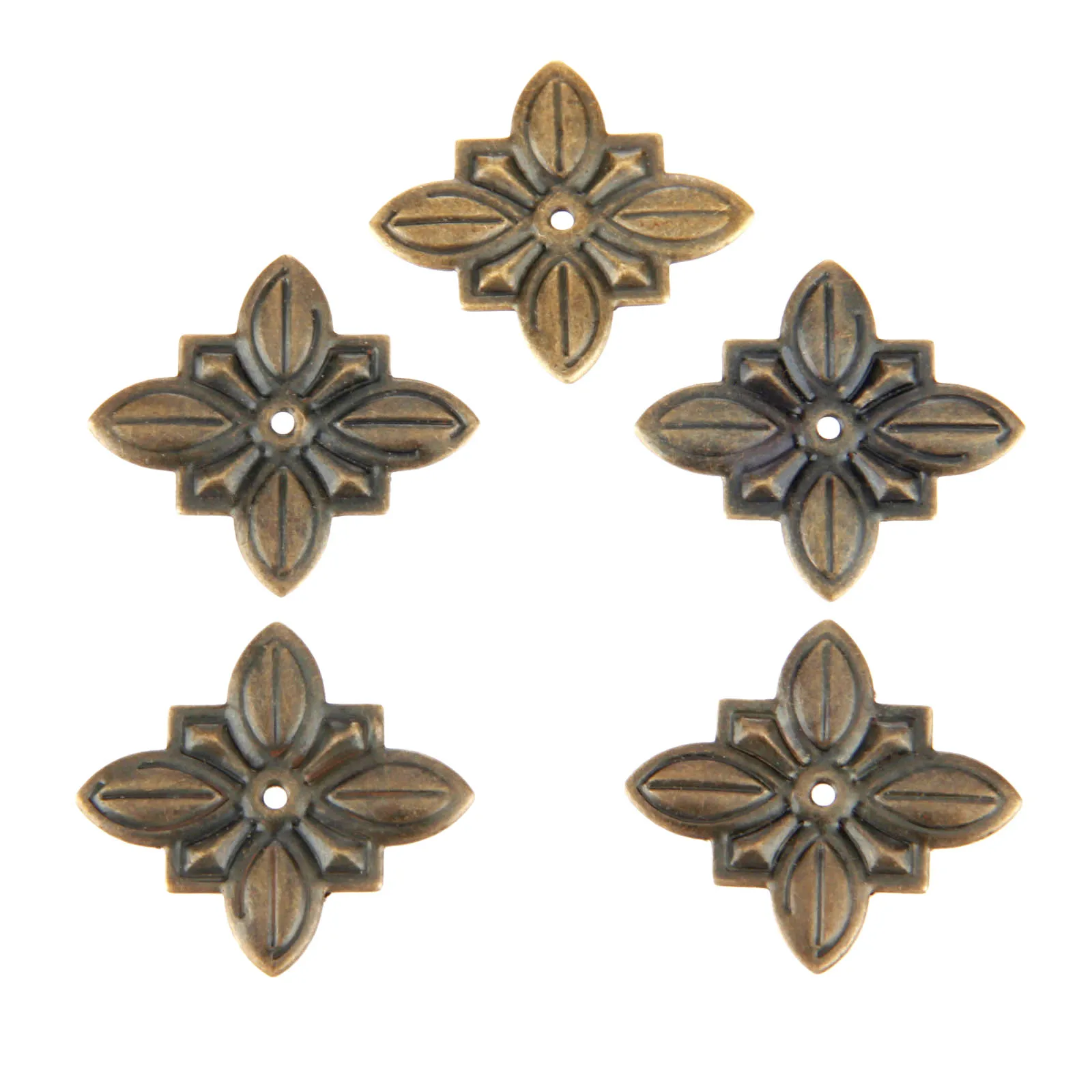 DRELD 50Pcs Antique Bronze Furniture Upholstery Nail Tachas Jewelry Gift Case Box Door Sofa Decorative Tack Stud Pushpin 30*27mm upholstery nail