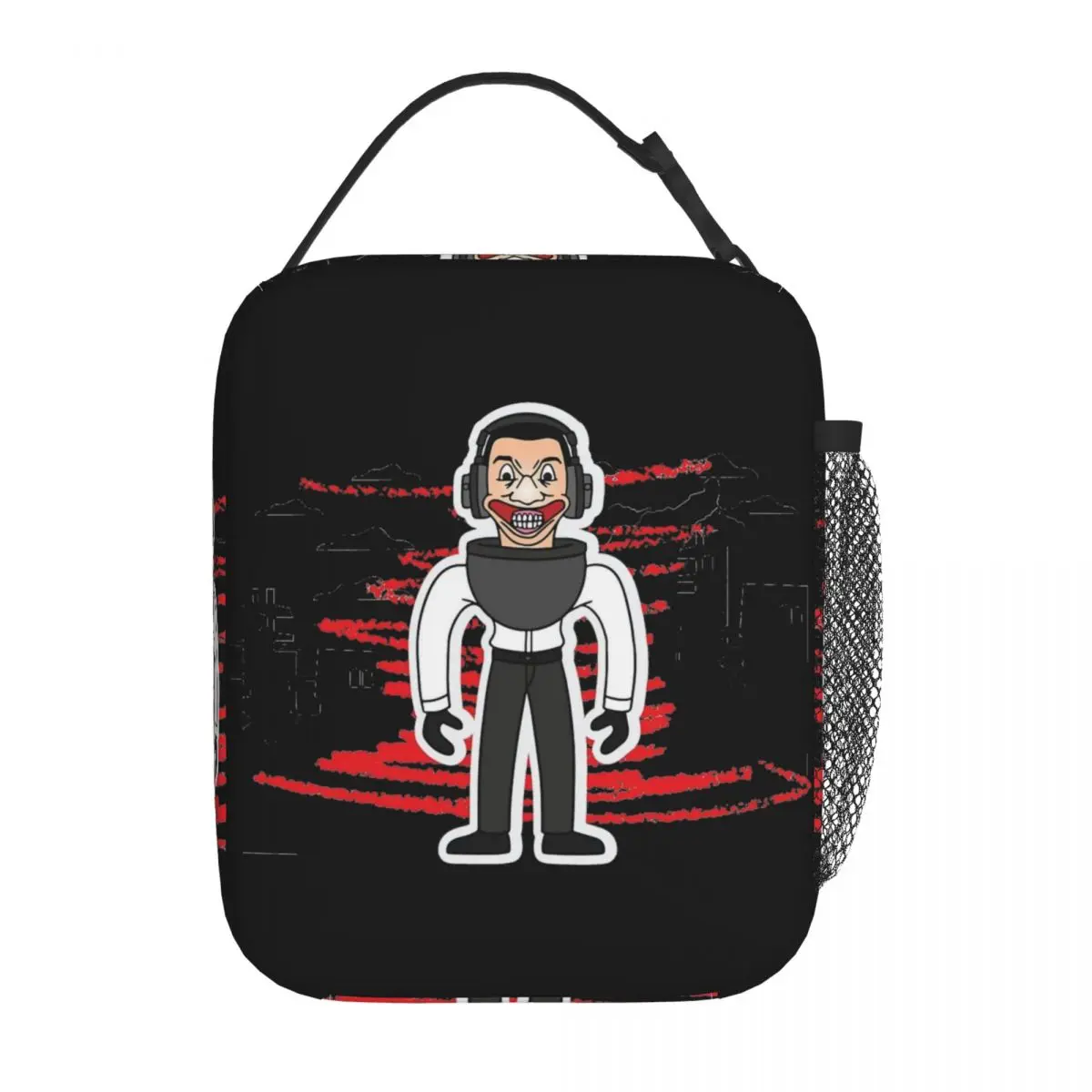 

Insulated Lunch Tote Bag Toilet Skibidi Toilet Merch Storage Food Box INS Trendy Thermal Cooler Lunch Box For Travel