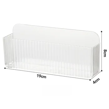 1 ชิ้น - กล่องเก็บของติดผนังอเนกประสงค์ - เหมาะสำหรับจัดเก็บยาประจำวัน เครื่องสำอาง ลิปสติก ฯลฯ 8