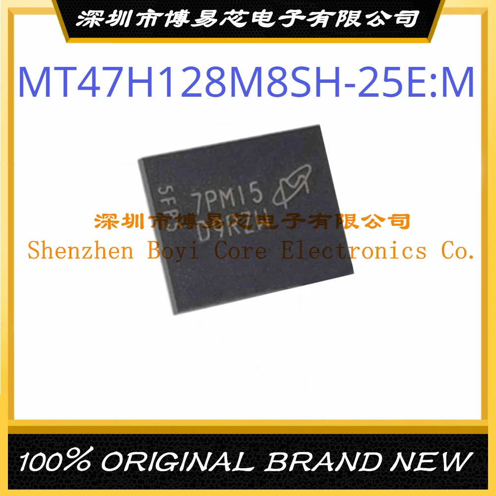 new is42s32800j 7bl original genuine synchronous dynamic random access memory sdram chip package tfbga 90 MT47H128M8SH-25E:M Package BGA-60 New Original Genuine Ic Chip DDR SDRAM