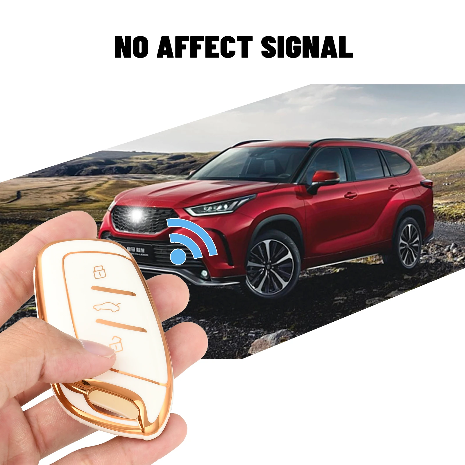 3 Tasten TPU Shell Fob für Roewe RX5 I6 I5 RX3 RX8 ERX5 MG ZS EV MG6 EZS HS EHS 2019 2020 Auto Fernbedienung Schlüssel Fall Abdeckung Zubehör – Detail 8